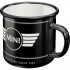 Эмалевая чашка Nostalgic-Art "Mini - Logo black" (43217)